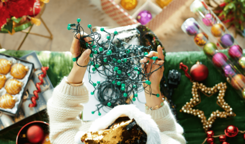 Surviving December Chaos - Tangled Christmas Lights